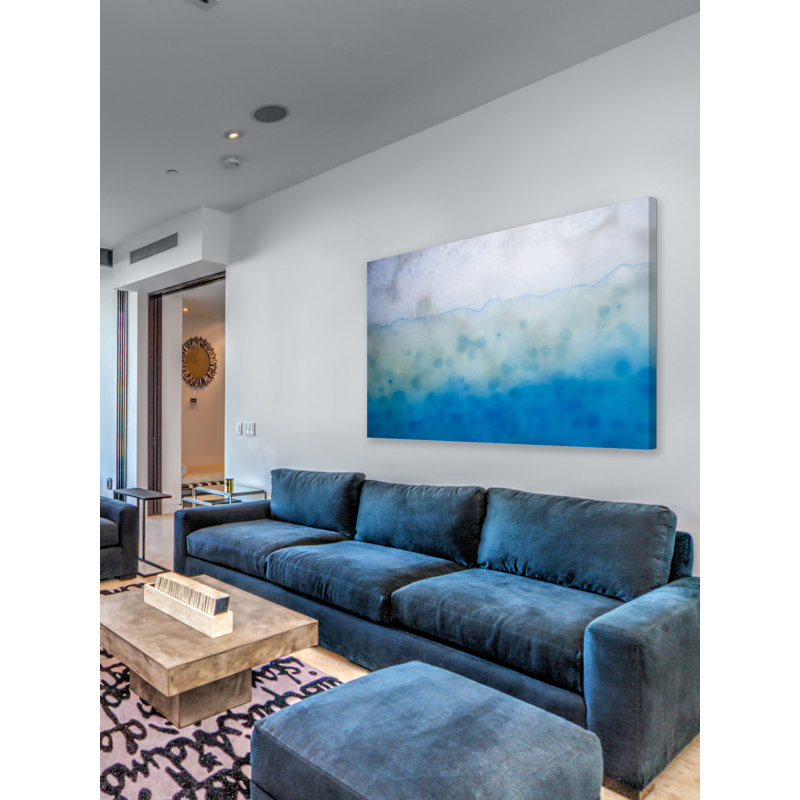 Liquid - Wrapped Canvas Print, 101cm H x 152cm W x 3.81cm D