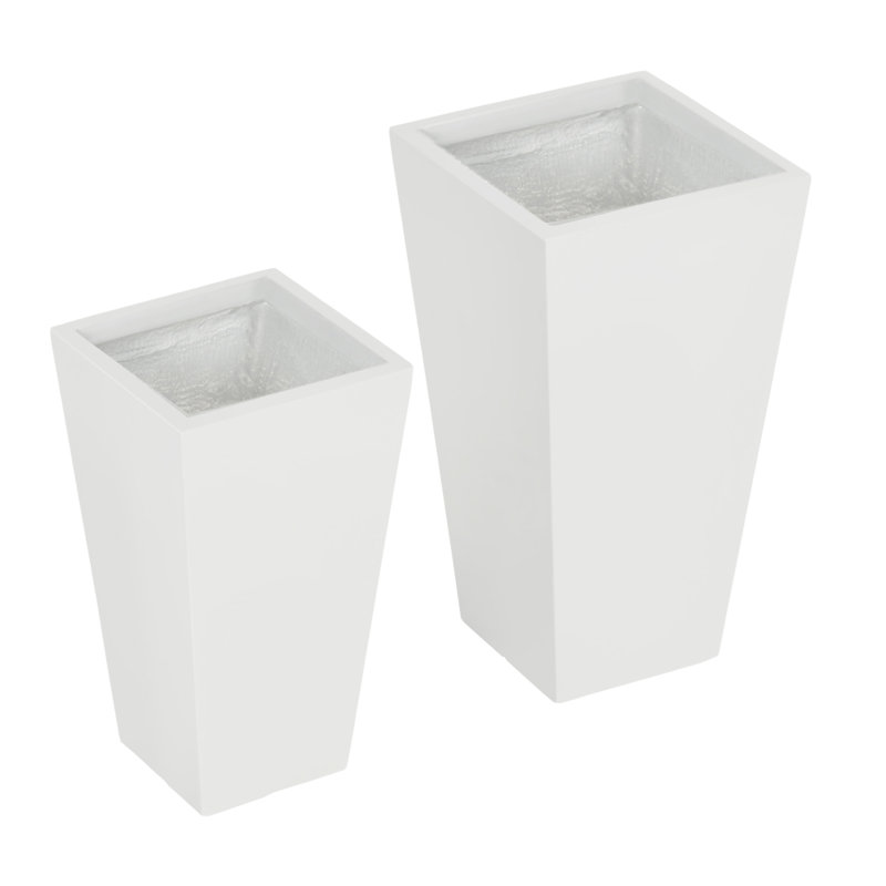 Audene Ceramic Pot Planter, White