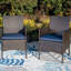 Outdoor Patio Dining Armchair with Cushion