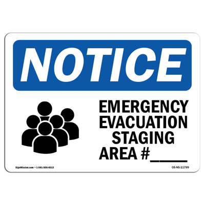 Enseigne d'évacuation d'urgence