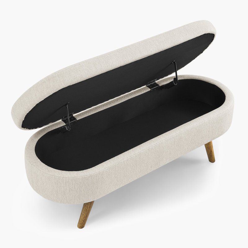 Banc de rangement repose-pieds