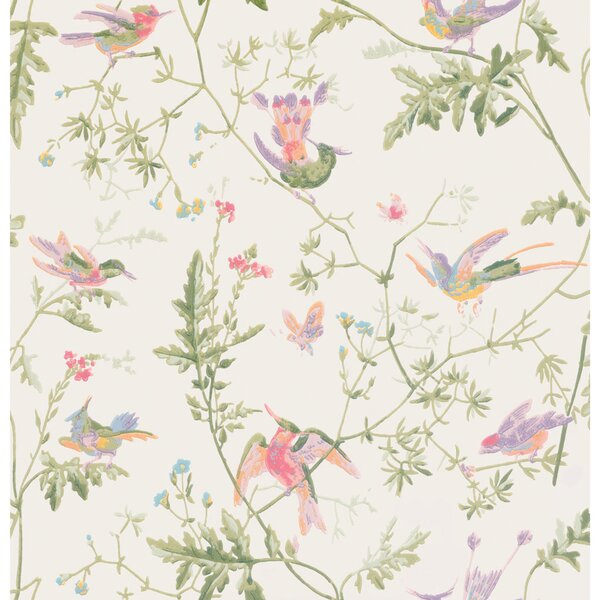 Cole & Sons Anthology Hummingbirds Floral Wallpaper Roll & Reviews ...