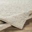 Tapis crème / beige / ardoise en laine tissé à plat Zekia-1511310314