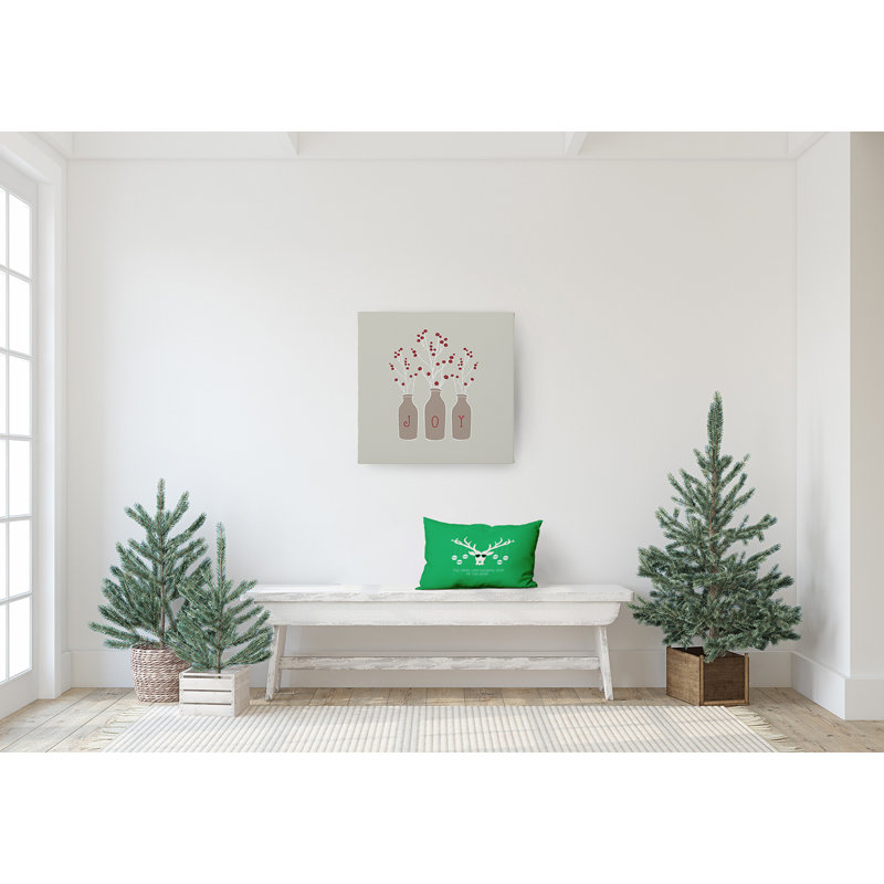 Coussin décoratif Cool Christmas Deer_PHAW1574GR66, 14 po x 20 po, Rectangulaire