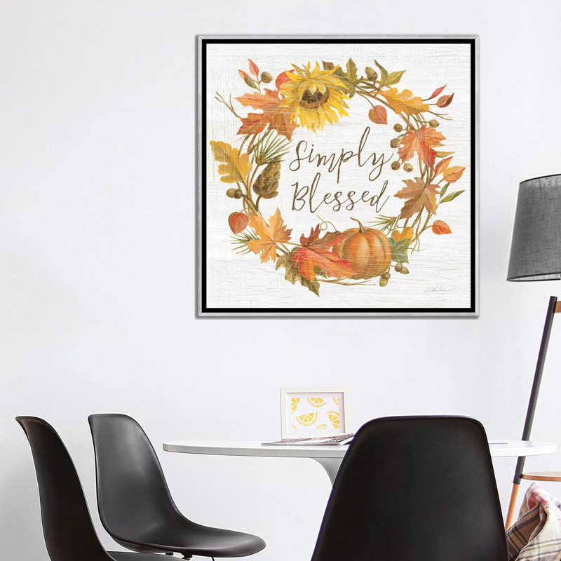 «Fall Splendor VI» par Silvia Vassileva, impression, Pas de tapis, Toile avec cadre argenté, H 37 po x l 37 po x P 1,5 po