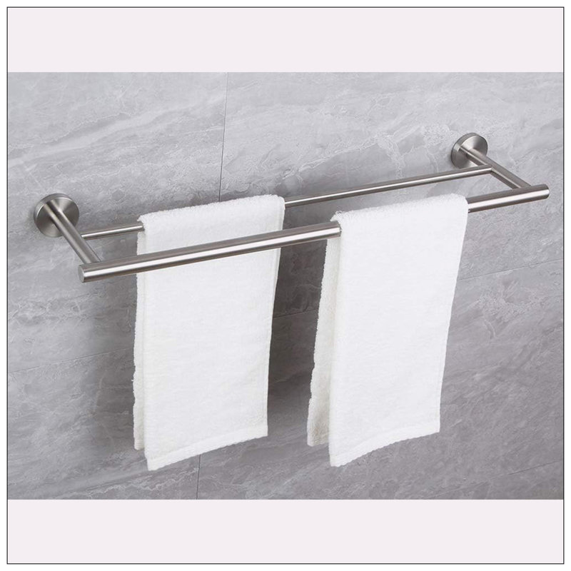 Barre à serviettes 23,6 po, Nickel brossé