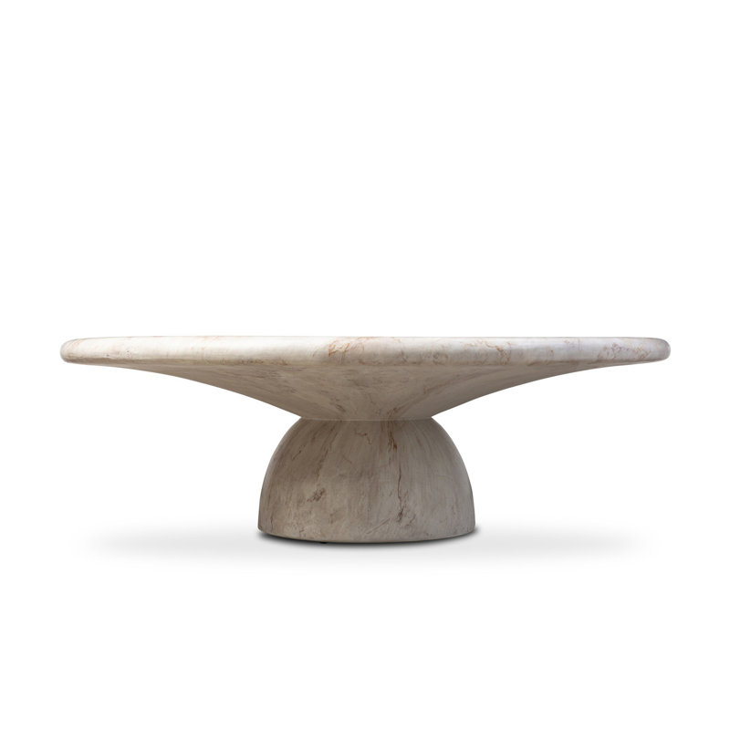 Cornelia Outdoor Oval Coffee Table