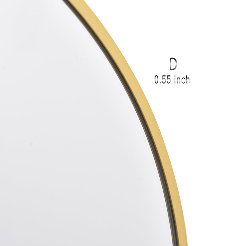 Dronfield Arch Mirror, Gold, 75" x 33"
