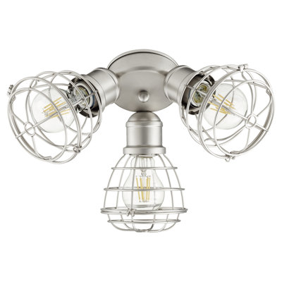 Ventilateur de plafond universel à 3 lumières