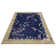 Machine Woven Blue/Gold/Beige Rug