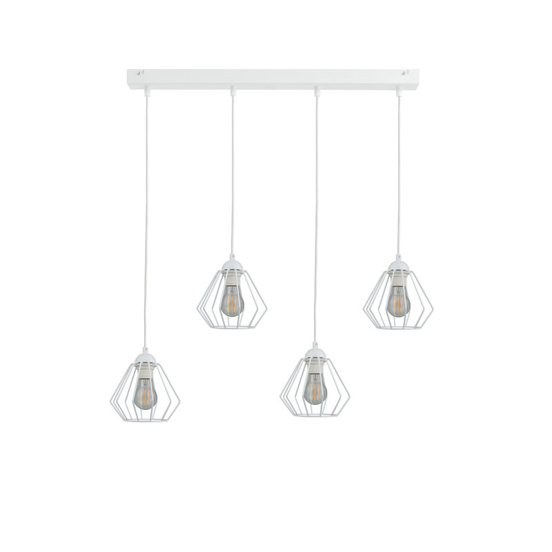 Benicio 4 - Light Kitchen Island Pendant, White
