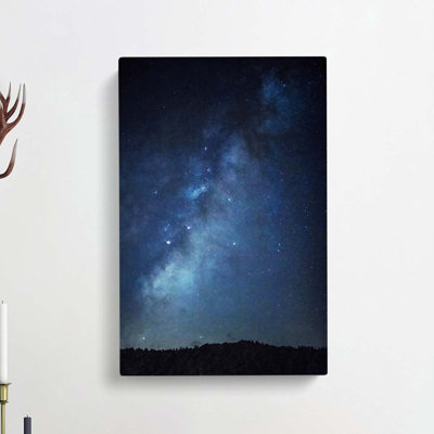 Starry Sky In Abstract - Wrapped Canvas