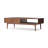 Walnut Solid Wood Rectangular Coffee Table-1081273677