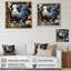 Coq dans un jardin de fleurs II-522553538-522553545