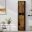 Armoire de rangement de 69 po de hauteur à porte de grange avec tiroir et tablettes réglables H 69 po-1393906554