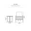 Sarves Solid Wood Cross Legs Side Table-69327992