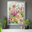 Jardin de fleurs - Peinture sur toile encadrée-1772271711-1772271705
