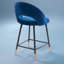 Tabouret de comptoir en velours Rebecca-1719354353