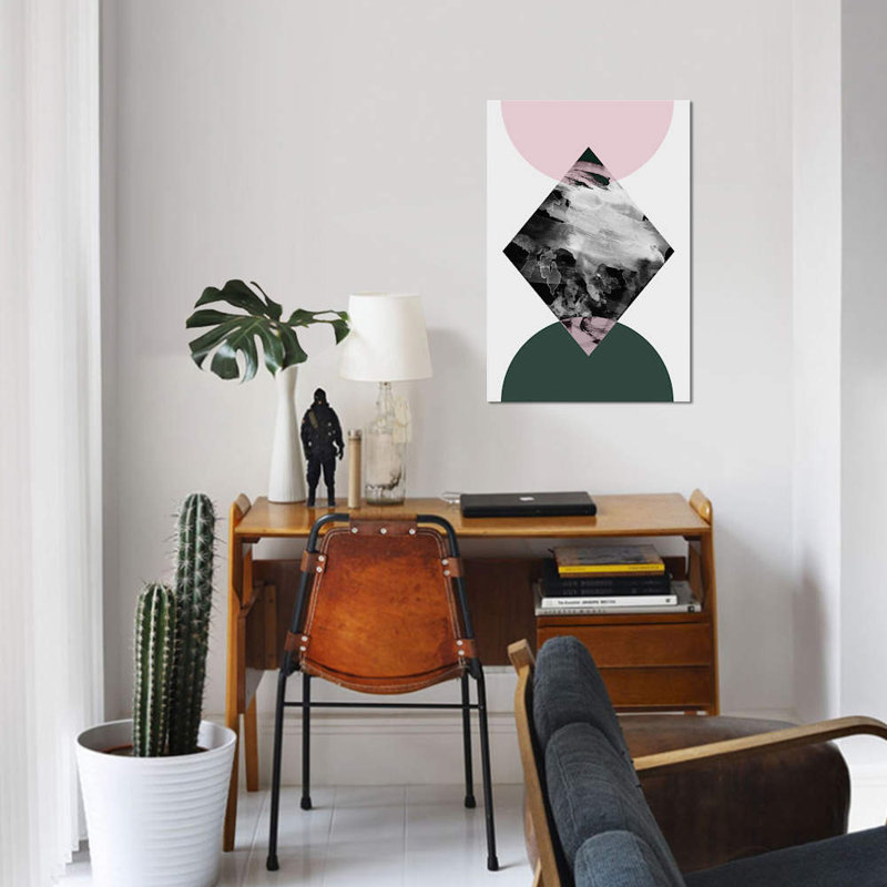 «Minimalisme XXI», impression sur toile, H 8 po x l 12 po x P 0,75 po, Toile tendue, Pas de tapis