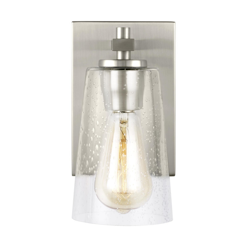 Mercer 1 - Light Armed Sconce, Satin Nickel