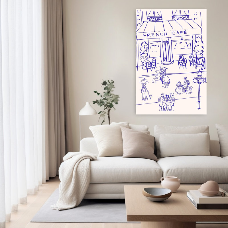 Art mural fantaisiste abstrait contemporain