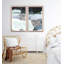 Quartz Diptych Ocean Framed Painting