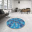 Tapis bleu / violet Riva-1084967389
