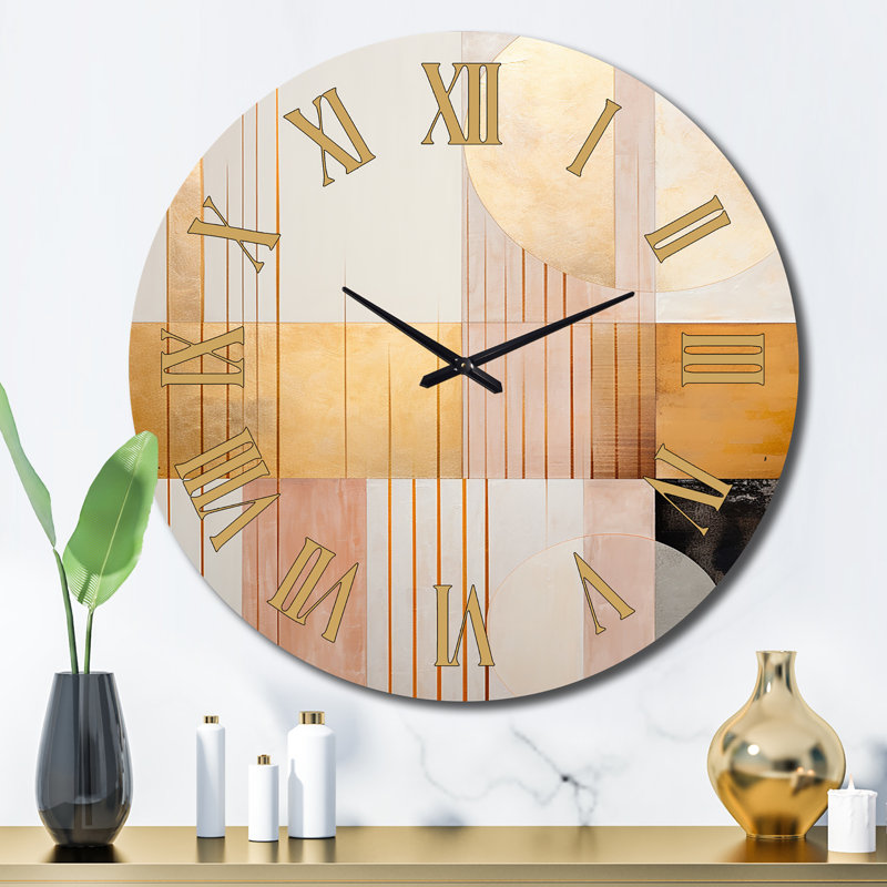 Horloge murale en métal, Grand