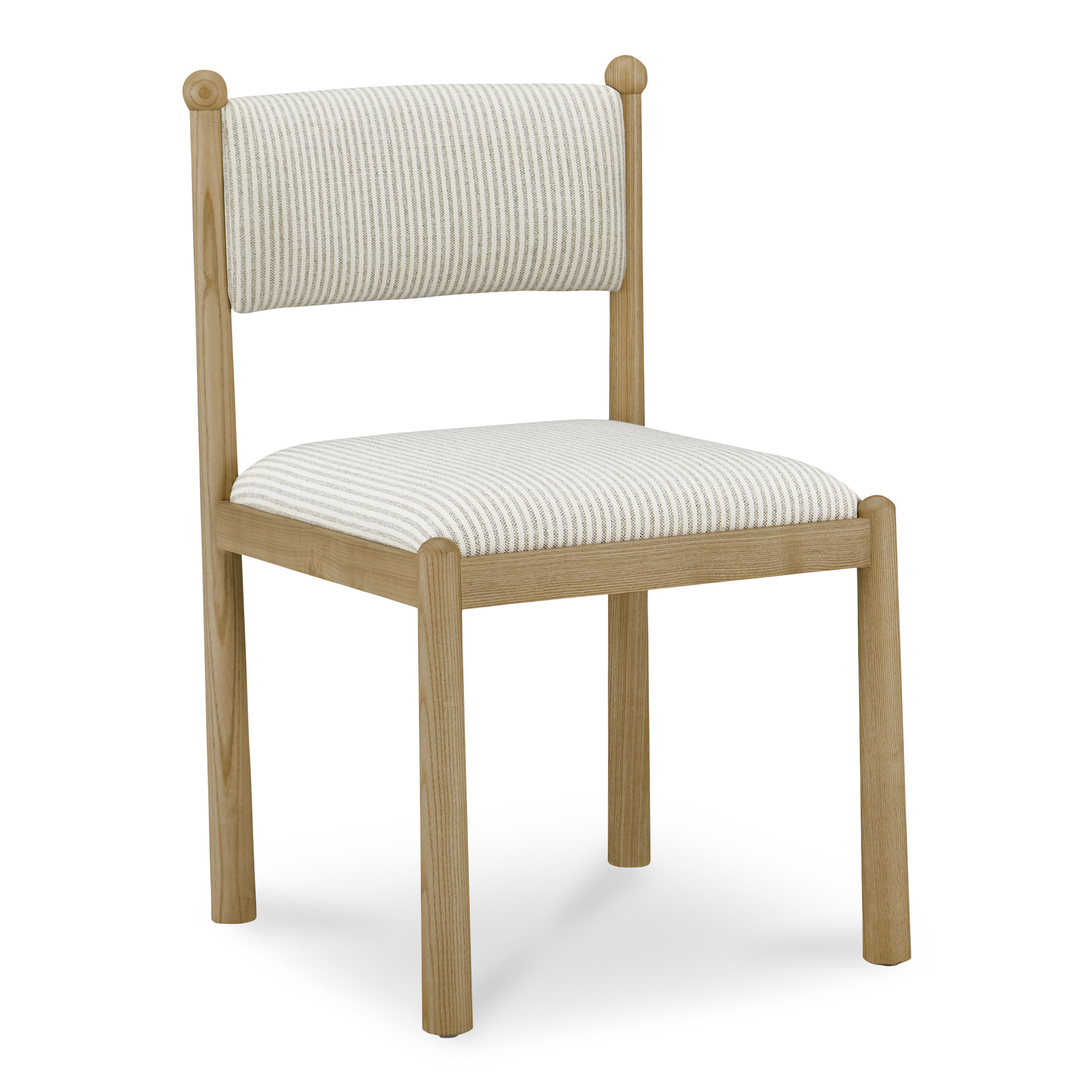 Gillian Segal for Moe's Villetta Dining Chair, Beige Stripe