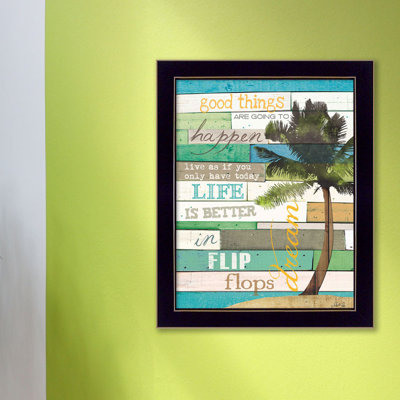 «Good Things» par Marla Rae - Reproduction d'art textuel sur papier encadré