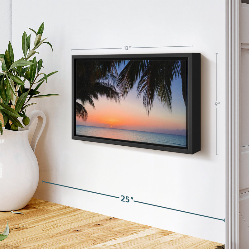 Impression sur toile Cayo Beach Sunset, H 9 po x l 13 po