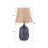 Ceramic Table Lamp With Scallop Shade-2016868922