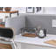 Desk Screen WALLY 120 x 40 cm Light Grey