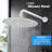 Shower System With 3 Body Jets,12 Inch Wall Mounted Round Rainfall Shower Set Rain Shower Head And Handheld Spray-99051325