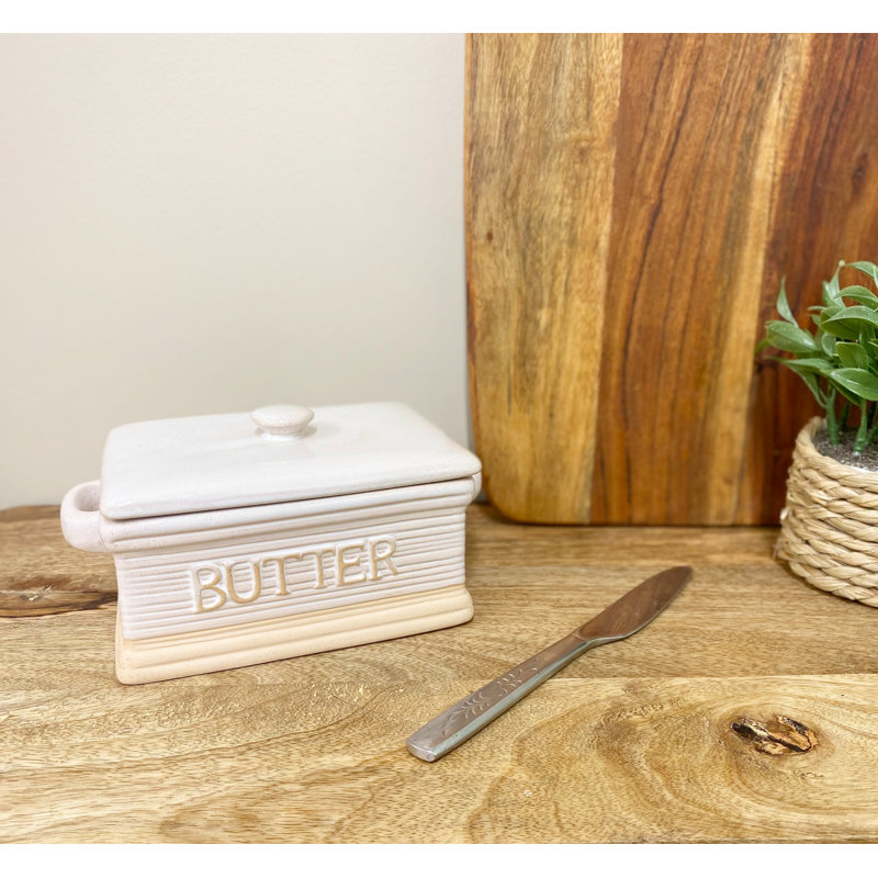 Brambly Cottage Zaynab Ceramic Butter Dish