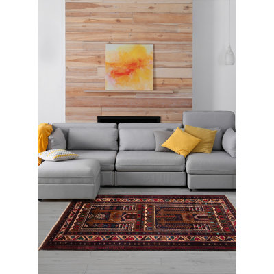 Dequita Wool Oriental Indoor Rug