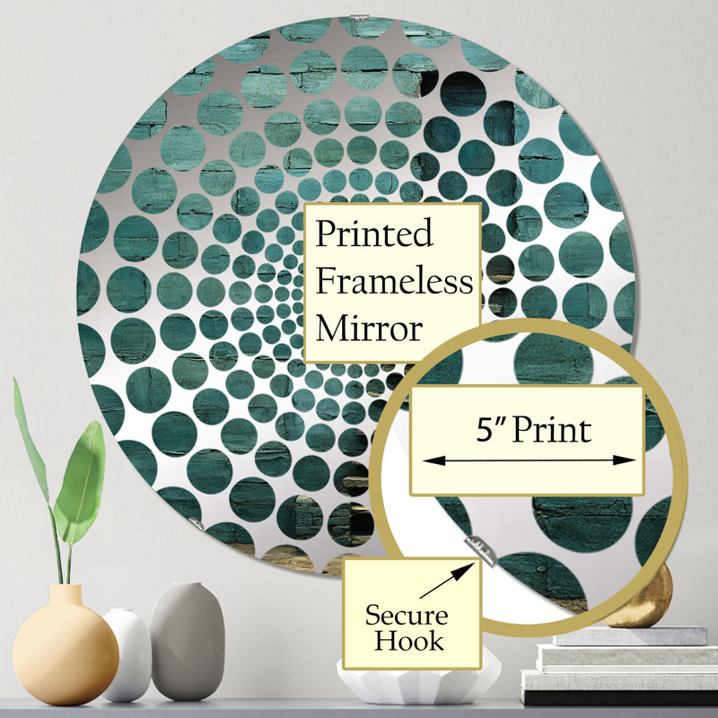 Gatevale - Miroir décoratif à cercles concentriques, 31,4 po x 31,4 po
