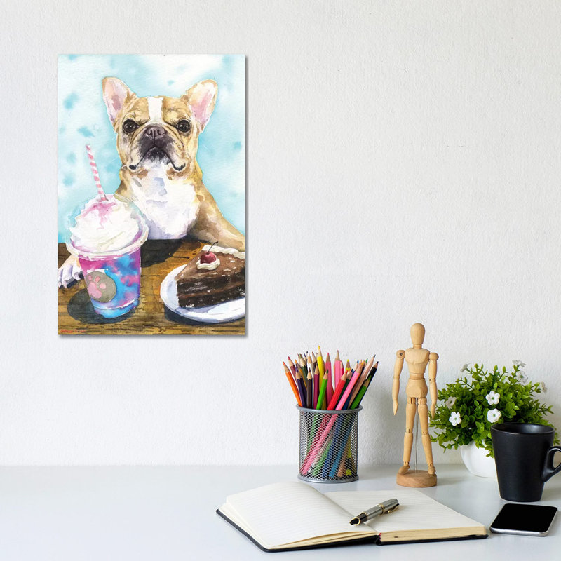 Cafe II by George Dyachenko - Wrapped Canvas Print, 20.32 cm H x 30.48 cm W