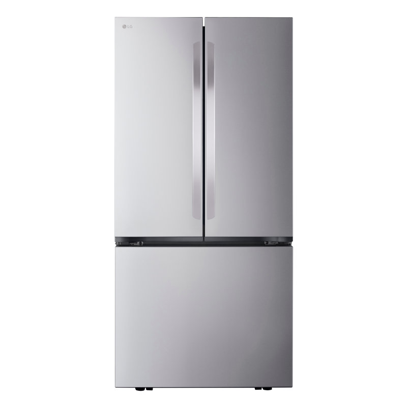 LG 3-Door French Door, Counter-Depth MAX, Refrigerator, Stainless Steel, 21 cu. ft.