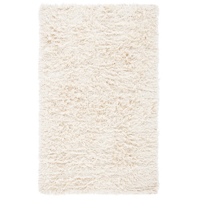 Delane Handwoven Wool Ivory Area Rug