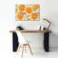 Art mural sur toile Sambra sur blanc par Albena Hristova, 40 po x 26 po