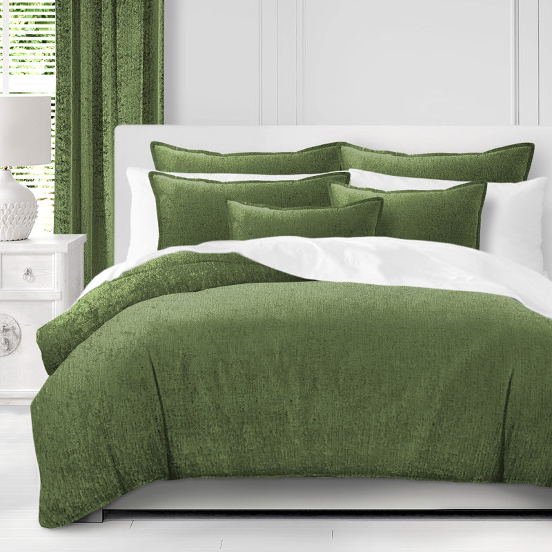 Burkina Caper Microfiber Comforter Set, California King Comforter + 2 King Shams