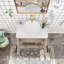 Ensemble de meuble-lavabo simple 29,5 po avec plateau en céramique Judtih