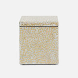 CALLAS, Silver/White, Canister, Square Straight, Lacquered Eggshell.