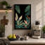 Figure Among Palms Boho - Wrapped Canvas-1733143623-1733143625