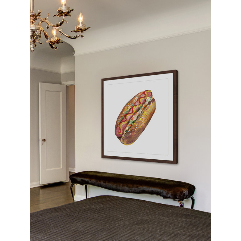 « ultimate hot dog », reproduction d’art encadrée, H 12 po x l 12 po x P 1,5 po