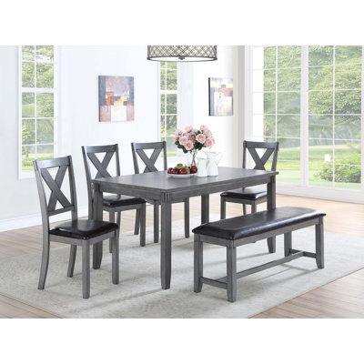 Dining Room Furniture Casual Modern 6Pc Set