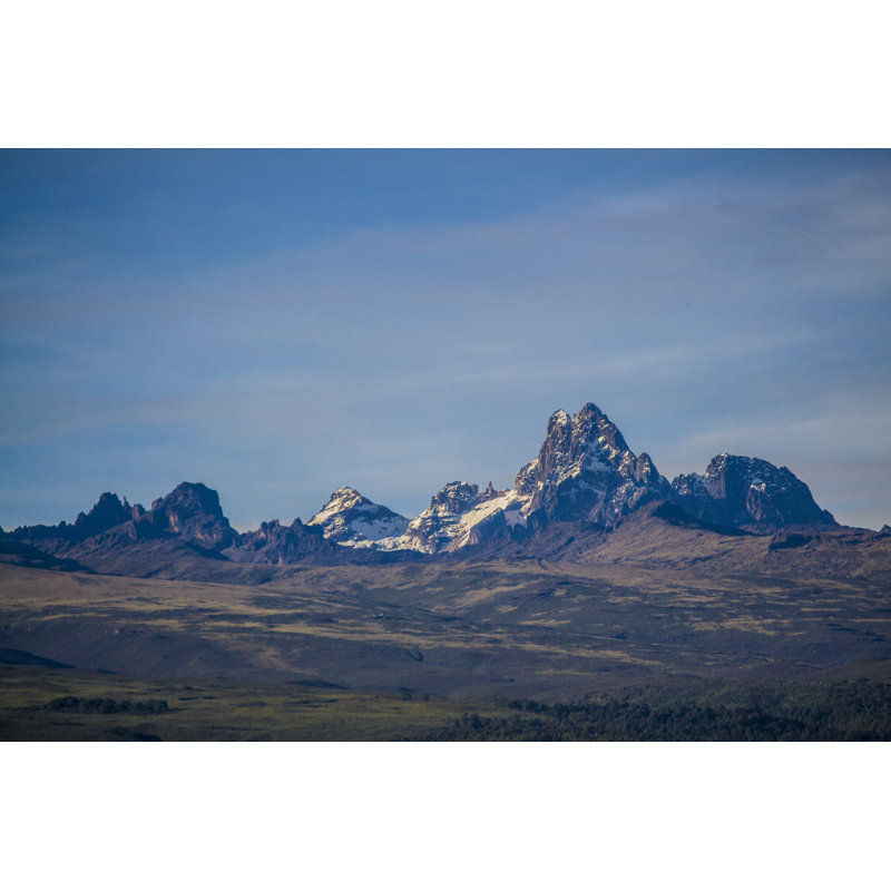 Mont Kenya Peaks par Steve Toom - photographie sur toile tendue, L 12 po x H 8 po