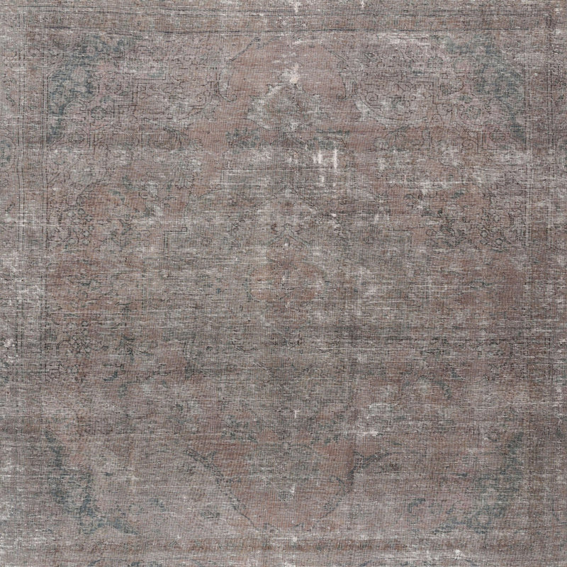 Tapis oriental gris, Carré 7 pi