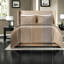 - Ensemble de literie pour très grand lit, couvre-lit matelassé en velours taupe, chambre à coucher moderne
